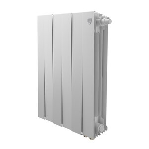 Изображение товара Радиатор Royal Thermo PianoForte 500 Bianco Traffico VDR80 6 секций нижнее правое подключение белый