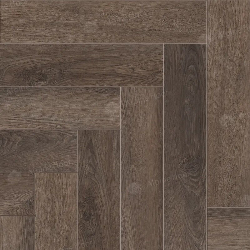 Изображение товара Виниловый ламинат Alpine Floor Parquet Light SPC, ЕСО 13-16 MC, планка 12.5 х 60 см, декор Дуб Фафнир, замковый, 4 мм