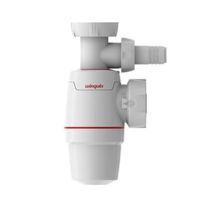 Изображение товара Сифон для раковины Wirquin Neo 30987070 с отводом для стиральной машины