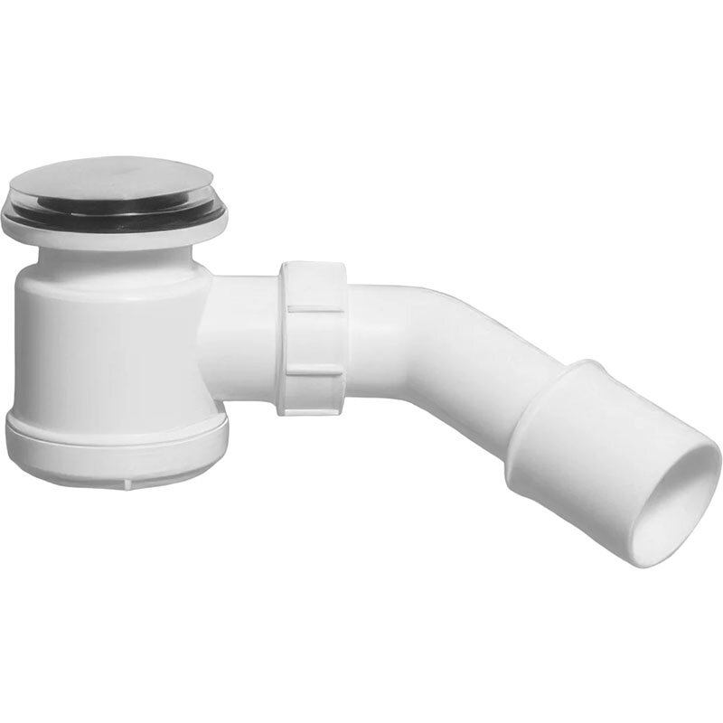 Изображение товара Сифон для поддона McAlpine MRS2CL-CB хром пластиковый гидрозатвор
