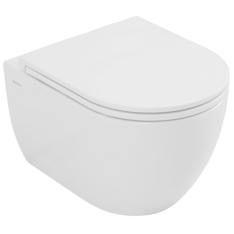 Изображение товара Подвесной унитаз Allen Brau Priority 3 безободковый с системой Торнадо, белый