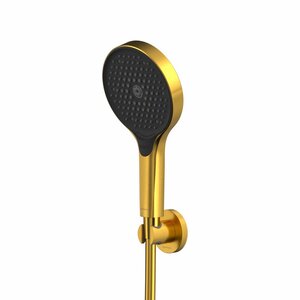 Изображение товара Душевой гарнитур Whitecross Y, SET50TOPGLB, с ручным душем 3 режима, цвет брашированное золото
