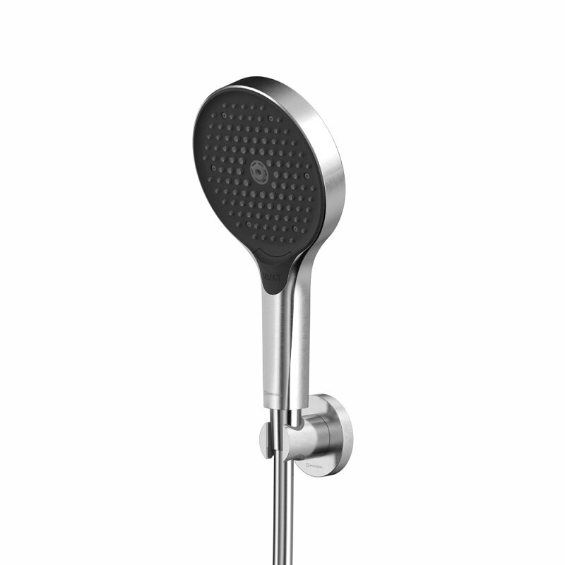 Изображение товара Душевой гарнитур Whitecross Y с ручным душем 3 режима - брашированный никель