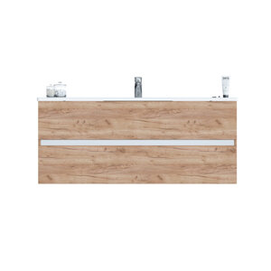 Изображение товара Тумба под раковину Sanvit Кубэ-2 kkube2120dub, 120 см, подвесная, цвет дуб