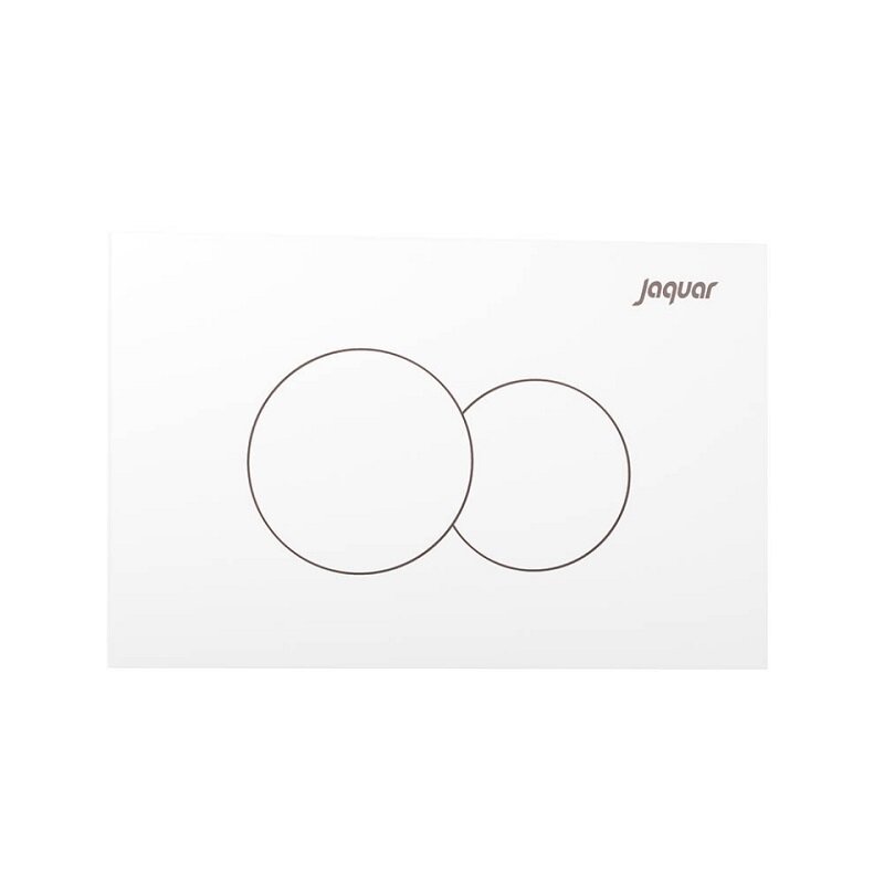 Изображение товара Клавиша смыва Jaquar Opal JCP-WHM-152415, механическая, белая матовая Изображение товара Клавиша смыва Jaquar Opal JCP-WHM-152415, механическая, белая матовая
