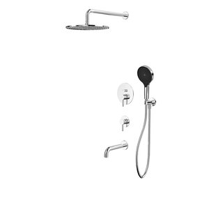 Изображение товара Душевая система Whitecross Y, YSET07TOPCR, с изливом, цвет хром