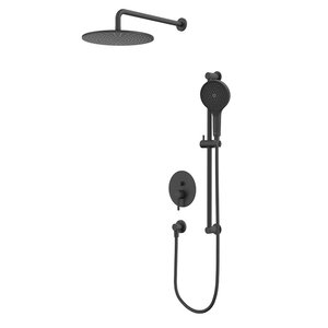 Изображение товара Душевая система Whitecross Y, YSET05TOPBL, цвет черный матовый