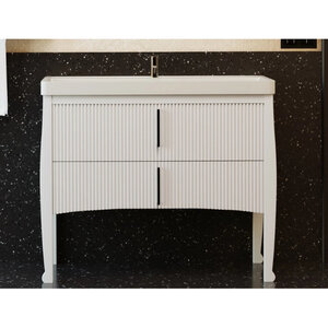 Изображение товара Тумба под раковину Sanvit Амадей kamad100, 100 см, напольная, цвет белый