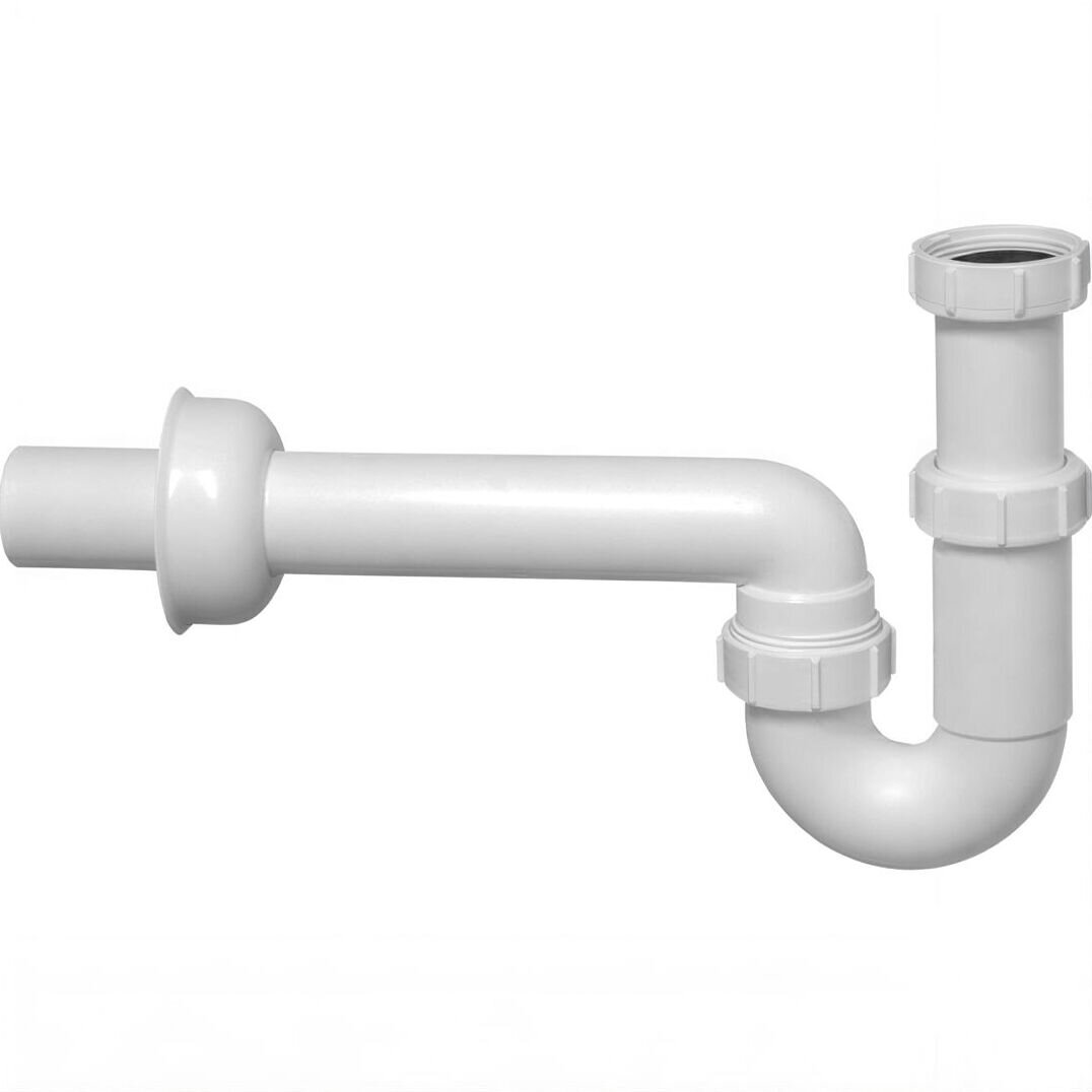 Изображение товара Сифон для кухонной мойки McAlpine MRSK14, без выпуска, цвет белый Изображение товара Сифон для кухонной мойки McAlpine MRSK14, без выпуска, цвет белый