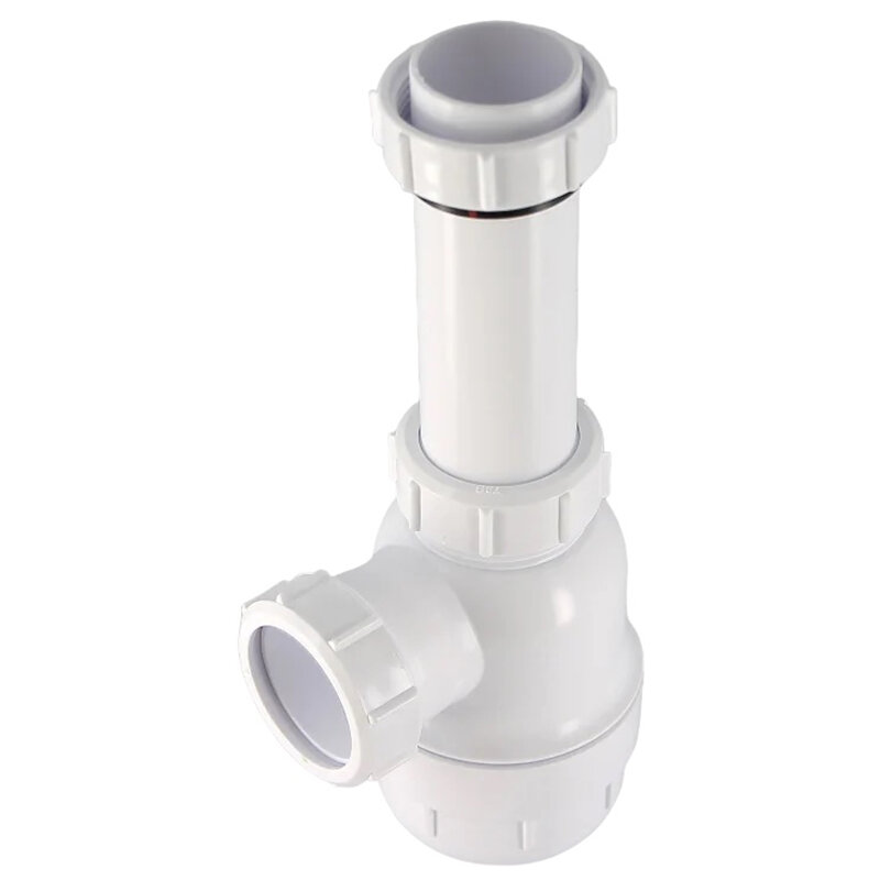 Изображение товара Сифон для раковины McAlpine MRSK2-NW пластиковый с боковым выпуском