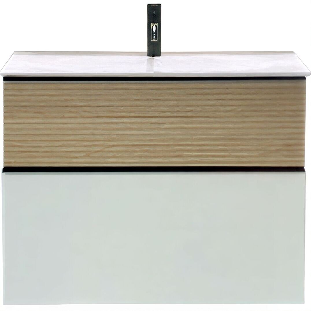 Изображение товара Тумба c раковиной Fiumo Burgbad SFXN082F3956FOT45G0200C0001*1, 82 см, подвесная, белый/бежевый Изображение товара Тумба c раковиной Fiumo Burgbad SFXN082F3956FOT45G0200C0001*1, 82 см, подвесная, белый/бежевый