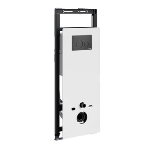 Изображение товара Инсталляция для унитаза WasserKraft Salm 27TLT.010 с стеклянной панелью и механической кнопкой