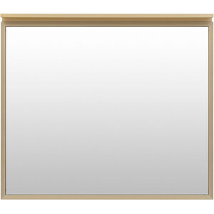 Изображение товара Зеркало Allen Brau Priority 1.31016.03, 90 см, с LED-подсветкой, латунь браш