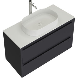 Изображение товара Тумба под раковину Allen Brau Fantasy 1.11003.AM 2.0, 100 см, подвесная, антрацит матовый