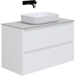 Изображение товара Тумба под раковину Allen Brau Fantasy 1.11003.WM 2.0, 100 см, подвесная, белый матовый