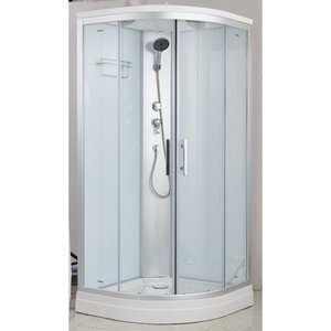 Изображение товара Душевая кабина Imwei XDS-09SC, 90 x 90 см, средний поддон, с крышей, стекла прозрачные, профиль серебристый Изображение товара Душевая кабина Imwei XDS-09SC, 90 x 90 см, средний поддон, с крышей, стекла прозрачные, профиль серебристый