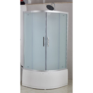 Изображение товара Душевая кабина Imwei XH-90FS 90x90 см с высоким поддоном и матовыми стеклами