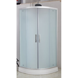 Изображение товара Душевая кабина Imwei XM-09CW, 90 x 90 см, средний поддон, стекла матовые, профиль серебристый