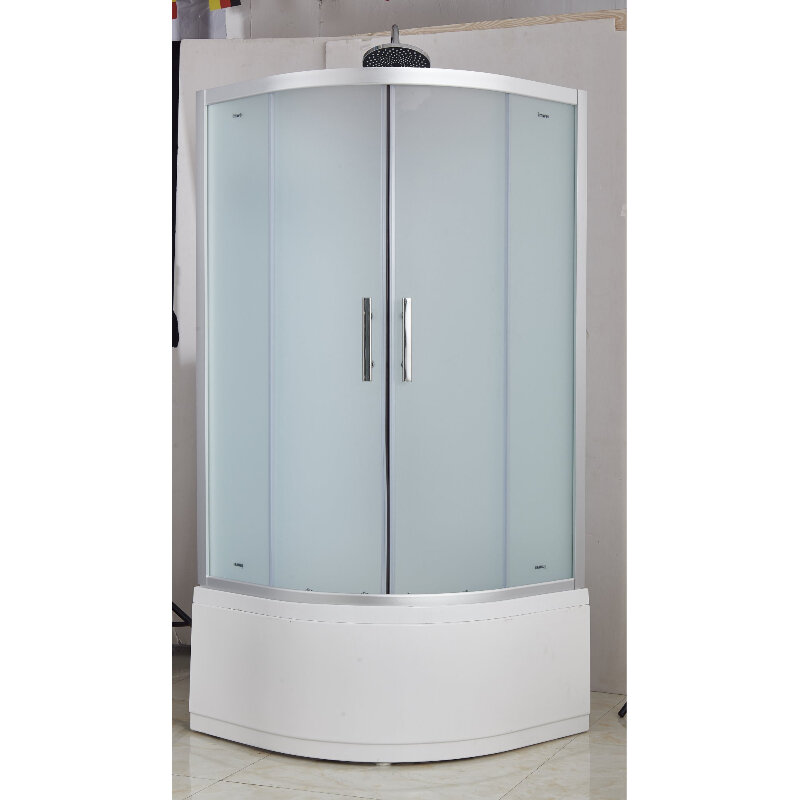 Изображение товара Душевая кабина Imwei XS-90SF, 90 x 90 см, высокий поддон, стекла матовые, профиль серебристый Изображение товара Душевая кабина Imwei XS-90SF, 90 x 90 см, высокий поддон, стекла матовые, профиль серебристый