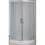 Душевой уголок Imwei YL-9001F, 90 x 90 см, с поддоном, стекла матовые, профиль серебристый - фото 1