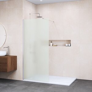 Изображение товара  Душевая стенка RGW Walk In WA-002, 35100208-21, 80 см, стекло матовое, профиль хром