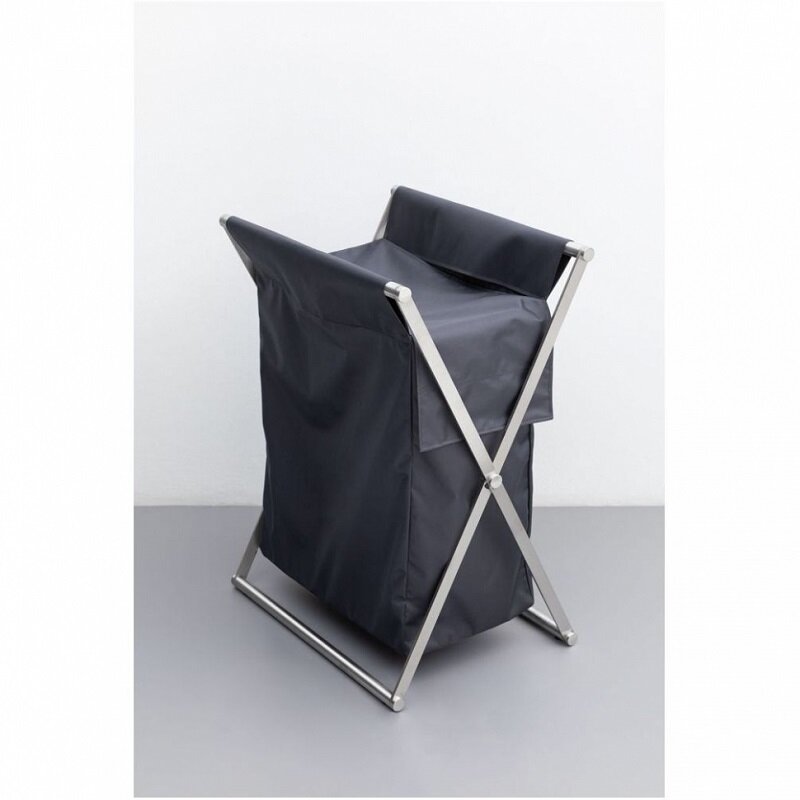 Изображение товара Корзина для белья Allen Brau Priority 00312046 сталь серый набор из 2 шт