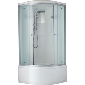 Изображение товара Душевой бокс Timo Standart T-5590, 90 x 90 см, c крышей, высокий поддон, стекла прозрачные, профиль хром