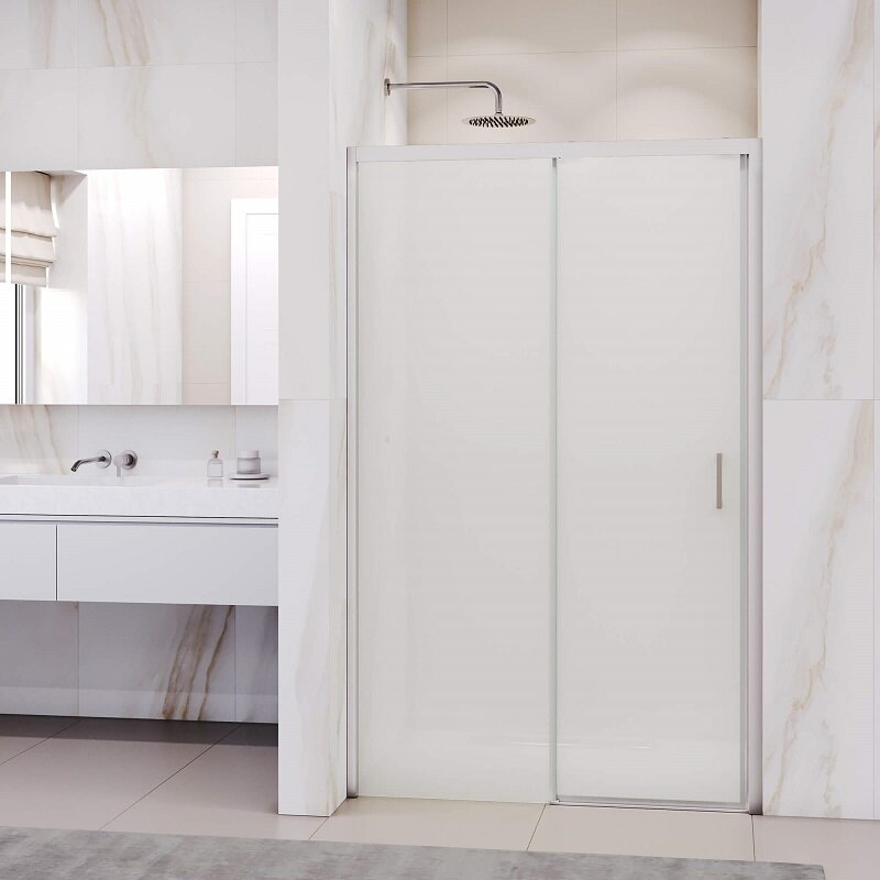 Изображение товара Душевая дверь RGW Passage PA-017, 350801715-21, 150 х 195 см, стекло матовое, профиль хром