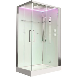 Изображение товара Душевая кабина Timo Premium H-515L /H-515R, 120 x 90 см, c крышей, средний поддон, стекла прозрачные, профиль хром, левый/правый