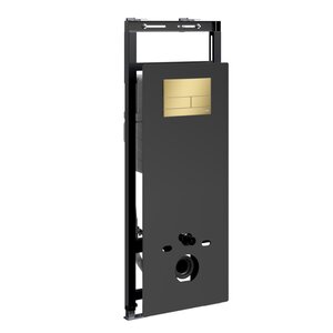 Изображение товара Инсталляция для унитаза WasserKraft Salm 27TLT.010.ME.BL.MG04 с стеклянной панелью черная и механич