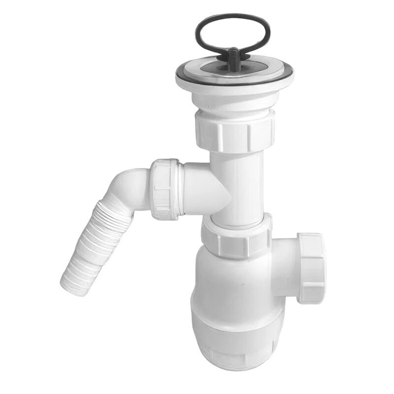 Изображение товара Сифон для раковины McAlpine MRSK3, 1 отвод для бытовой техники, решетка нержавеющая сталь Изображение товара Сифон для раковины McAlpine MRSK3, 1 отвод для бытовой техники, решетка нержавеющая сталь