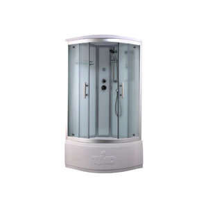 Изображение товара Душевой бокс Timo Standart T-6690SF, 90 x 90 см, c крышей, высокий поддон, стекла матовые, профиль хром