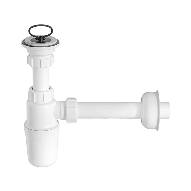 Изображение товара Сифон для раковины McAlpine MRW1 компрессионный пластиковый с нержавеющей решеткой