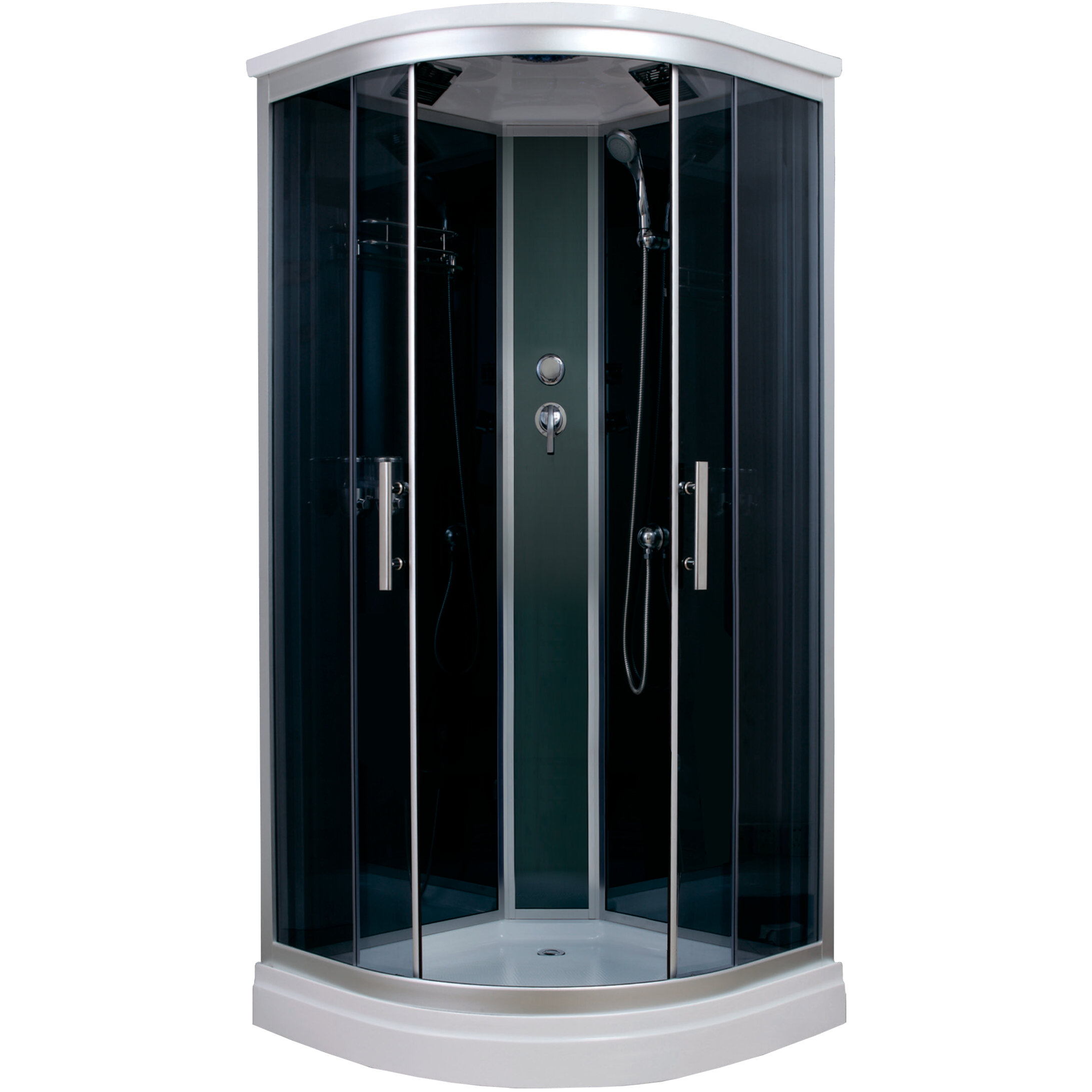 Изображение товара Душевая кабина Timo Standart T-1101P с крышей и средним поддоном, 100x100 см