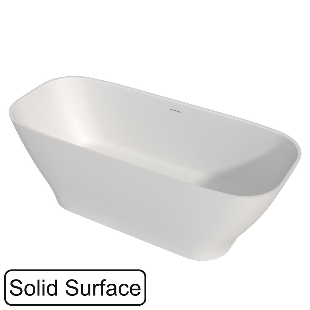 Изображение товара Ванна Whitecross Clover 170x70 см из искусственного камня белая матовая