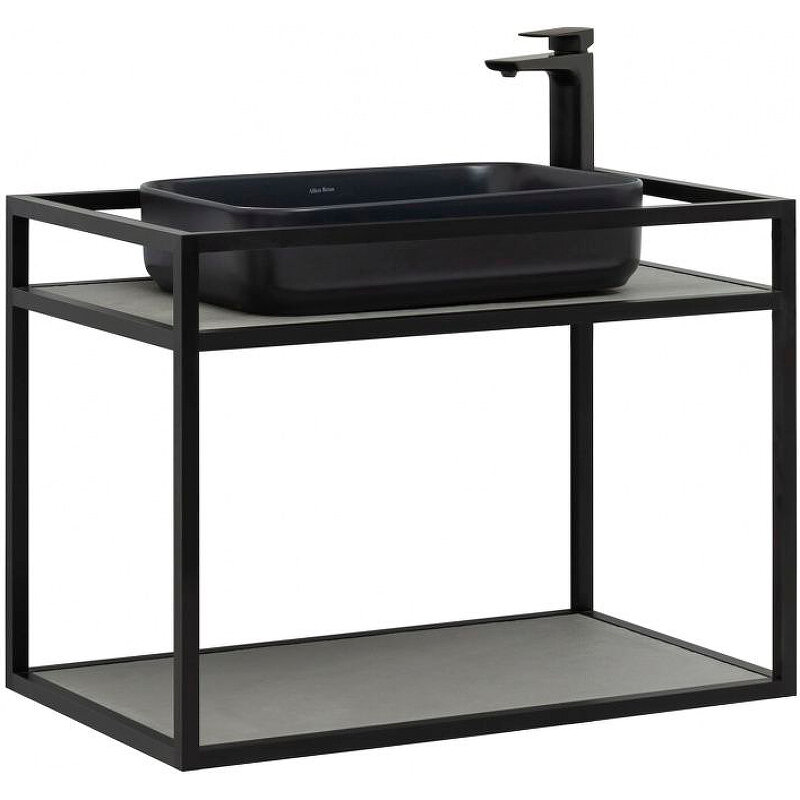 Изображение товара Консоль под раковину Allen Brau Liberty 1.33001.BB 75 см черный браш