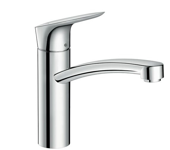 Изображение товара Смеситель для кухонной мойки Hansgrohe Logis 71839000 хром с поворотным изливом