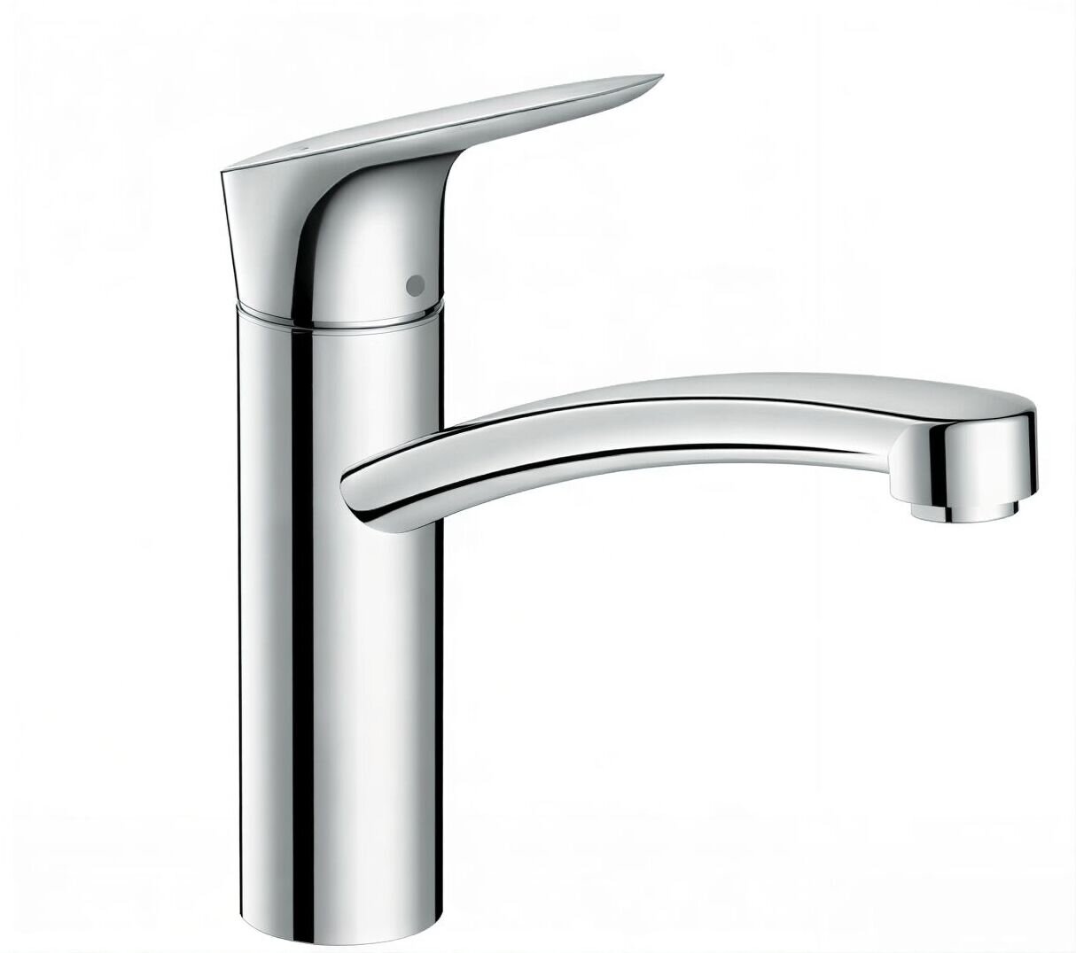 Изображение товара Смеситель для кухонной мойки Hansgrohe Logis 71839000 хром с поворотным изливом Изображение товара Смеситель для кухонной мойки Hansgrohe Logis 71839000 хром с поворотным изливом