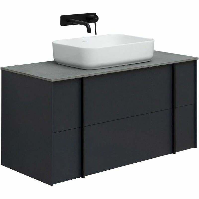 Изображение товара Тумба под раковину Allen Brau Reality 1.32007.AM, 100 см, подвесная, антрацит матовый