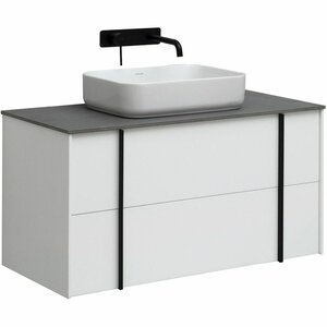 Изображение товара Тумба под раковину Allen Brau Reality 1.32007.WM, 100 см, подвесная, белый матовый