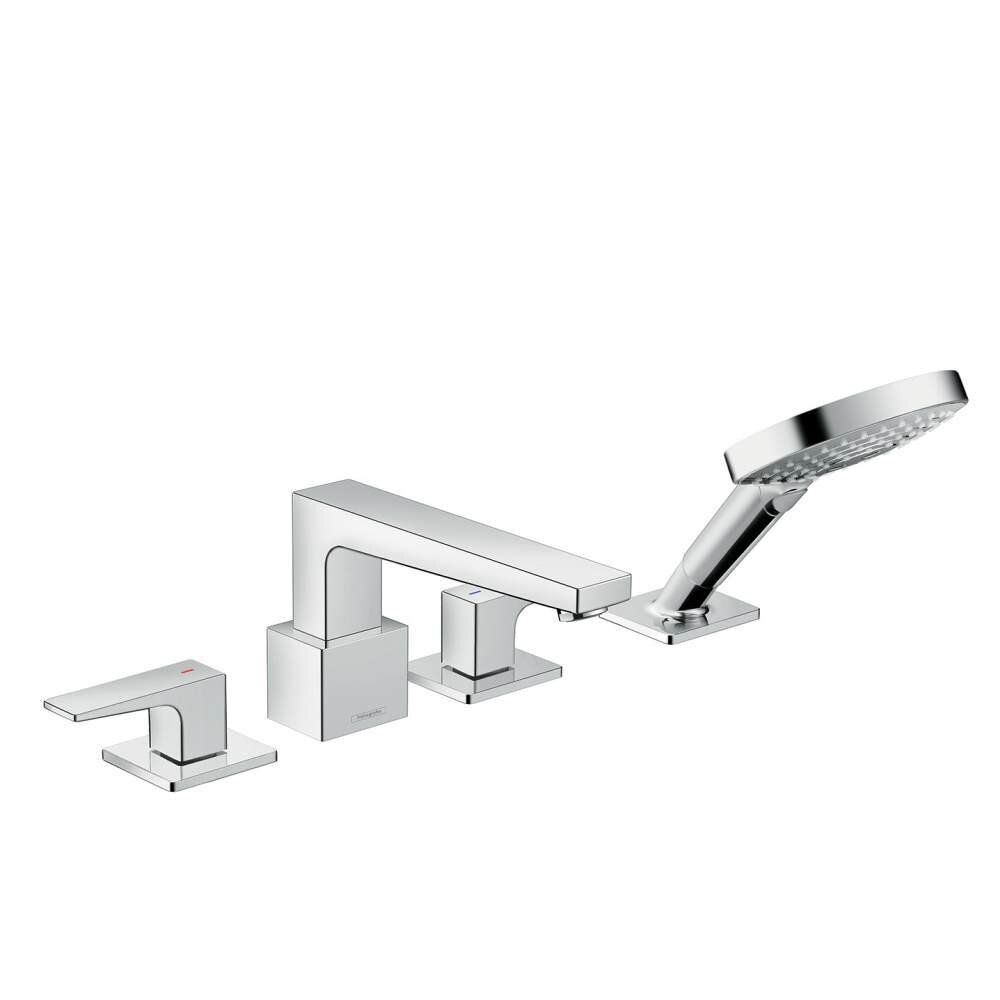 Изображение товара Смеситель для ванны и душа Hansgrohe Metropol, 32553000, монтаж на борт ванны, хром