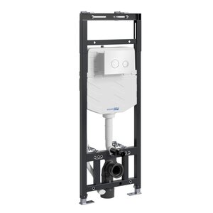 Изображение товара Инсталляция для унитаза WasserKraft Alme 15TLT.010.ME.WH01 механическая клавиша белая