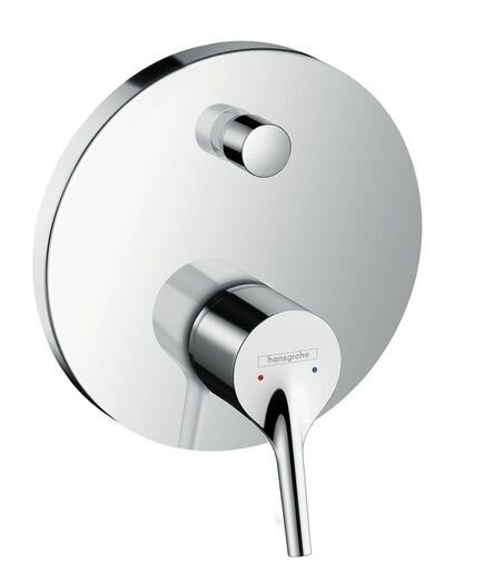 Изображение товара Смеситель для ванны и душа Hansgrohe Talis S 72406000 хром современный дизайн