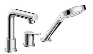 Изображение товара Смеситель для ванны и душа Hansgrohe Talis S, 72416000, монтаж на борт ванны, хром