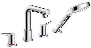 Изображение товара Смеситель для ванны и душа Hansgrohe Talis S, 72418000, монтаж на борт ванны, хром