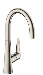 Изображение товара Смеситель для кухонной мойки Hansgrohe Talis S 72810800 из стали с регулировкой излива