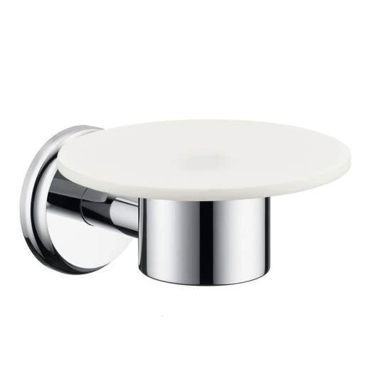 Изображение товара Мыльница Hansgrohe Logis Classic 41615000 хром настенная из латуни и керамики