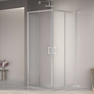 Изображение товара Душевой уголок RGW Passage PA-030, 3508103099-21, 90 х 90 см, стекло матовое, профиль хром