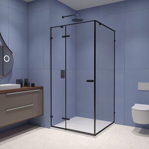 Изображение товара Душевой уголок RGW Stilvoll SV-030-B, 353203000-14, 100 х 100 см, стекло прозрачное, профиль черный