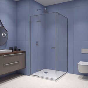 Изображение товара Душевой уголок RGW Stilvoll SV-030-Gr, 353203000-110, 100 х 100 см, стекло прозрачное, профиль серый
